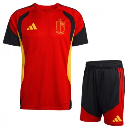 Bélgica Camiseta De Entrenamiento Copa Mundial 2026 Roja - Niño