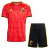 Camisetas Bélgica Primera Copa Mundial 2026 - Niño (+ Pantalones)