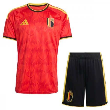Camisetas Bélgica Primera Copa Mundial 2026 - Niño (+ Pantalones)