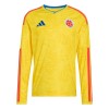 Camisetas Colombia Primera Copa Mundial 2026 Manga Larga - Hombre