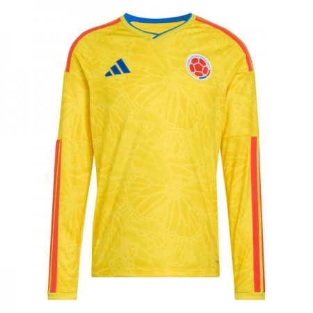 Camisetas Colombia Primera Copa Mundial 2026 Manga Larga - Hombre