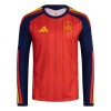 Camisetas España Primera Copa Mundial 2026 Manga Larga - Hombre