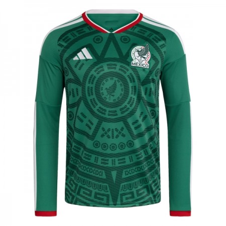 Camisetas México Primera Copa Mundial 2026 Manga Larga - Hombre