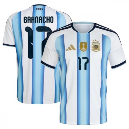 Camisetas Argentina Garnacho 17 Primera Copa Mundial 2026 - Hombre