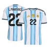 Camisetas Argentina Lautaro Martinez 22 Primera Copa Mundial 2026 - Hombre