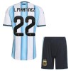 Camisetas Argentina Lautaro Martinez 22 Primera Copa Mundial 2026 - Niño (+ Pantalones)
