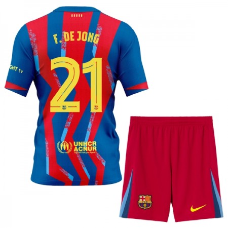 Camisetas FC Barcelona Frenkie de Jong 21 4ª 2025/26 - Niño (+ Pantalones)