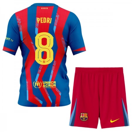 Camisetas FC Barcelona Pedri 8 4ª 2025/26 - Niño (+ Pantalones)