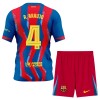 Camisetas FC Barcelona R. Araujo 4 4ª 2025/26 - Niño (+ Pantalones)