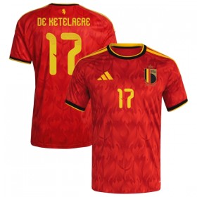 Camisetas Bélgica De Ketelaere 17 Primera Copa Mundial 2026 - Hombre