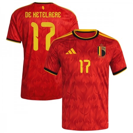 Camisetas Bélgica De Ketelaere 17 Primera Copa Mundial 2026 - Hombre