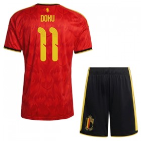 Camisetas Bélgica Doku 11 Primera Copa Mundial 2026 - Niño (+ Pantalones)