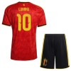 Camisetas Bélgica Lukaku 10 Primera Copa Mundial 2026 - Niño (+ Pantalones)