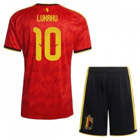 Camisetas Bélgica Lukaku 10 Primera Copa Mundial 2026 - Niño (+ Pantalones)