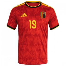 Camisetas Bélgica Openda 19 Primera Copa Mundial 2026 - Hombre