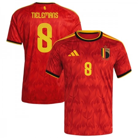 Camisetas Bélgica Tielemans 8 Primera Copa Mundial 2026 - Hombre