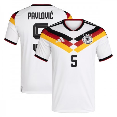 Camisetas Alemania Pavlovic 5 Primera Copa Mundial 2026 - Hombre