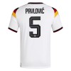 Camisetas Alemania Pavlovic 5 Primera Copa Mundial 2026 - Hombre