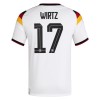 Camisetas Alemania Wirtz 17 Primera Copa Mundial 2026 - Hombre
