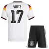 Camisetas Alemania Wirtz 17 Primera Copa Mundial 2026 - Niño (+ Pantalones)