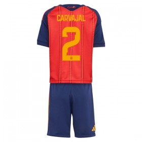 Camisetas España Carvajal 2 Primera Copa Mundial 2026 - Niño (+ Pantalones)
