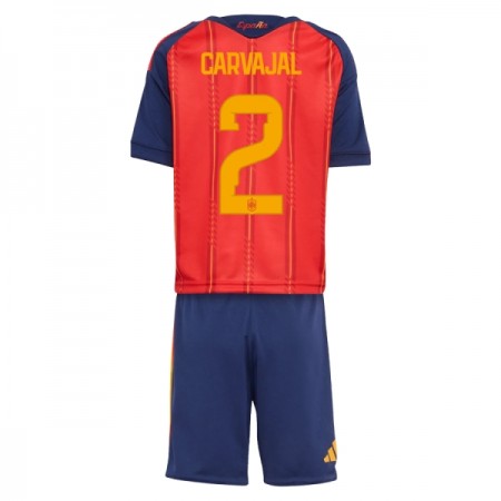Camisetas España Carvajal 2 Primera Copa Mundial 2026 - Niño (+ Pantalones)