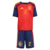 Camisetas España Carvajal 2 Primera Copa Mundial 2026 - Niño (+ Pantalones)