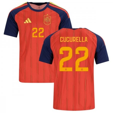 Camisetas España Cucurella 22 Primera Copa Mundial 2026 - Hombre