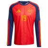 Camisetas España Lamine Yamal 19 Primera Copa Mundial 2026 Manga Larga - Hombre