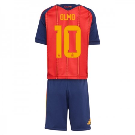 Camisetas España Olmo 10 Primera Copa Mundial 2026 - Niño (+ Pantalones)
