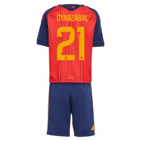Camisetas España OYARZABAL 21 Primera Copa Mundial 2026 - Niño (+ Pantalones)