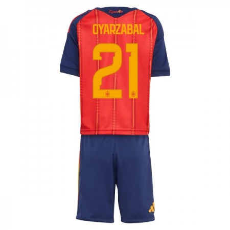 Camisetas España OYARZABAL 21 Primera Copa Mundial 2026 - Niño (+ Pantalones)