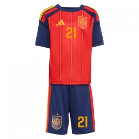 Camisetas España OYARZABAL 21 Primera Copa Mundial 2026 - Niño (+ Pantalones)