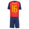 Camisetas España Rodrigo 16 Primera Copa Mundial 2026 - Niño (+ Pantalones)