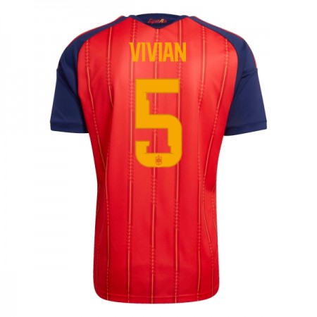 Camisetas España Vivian 5 Primera Copa Mundial 2026 - Hombre