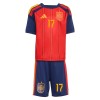 Camisetas España Williams JR 17 Primera Copa Mundial 2026 - Niño (+ Pantalones)