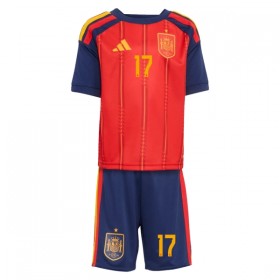 Camisetas España Williams JR 17 Primera Copa Mundial 2026 - Niño (+ Pantalones)