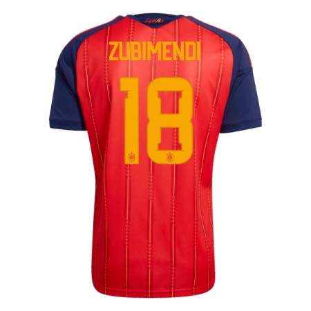 Camisetas España ZUBIMENDI 18 Primera Copa Mundial 2026 - Hombre