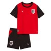 Camisetas Austria Primera Copa Mundial 2026 - Niño (+ Pantalones)