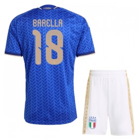 Camisetas Italia Barella 18 Primera Copa Mundial 2026 - Niño (+ Pantalones)