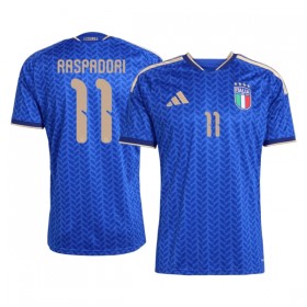 Camisetas Italia Raspadori 11 Primera Copa Mundial 2026 - Hombre
