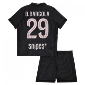 Camisetas Paris Saint Germain B. Barcola 29 4ª Jordan 2025/26 - Niño (+ Pantalones)