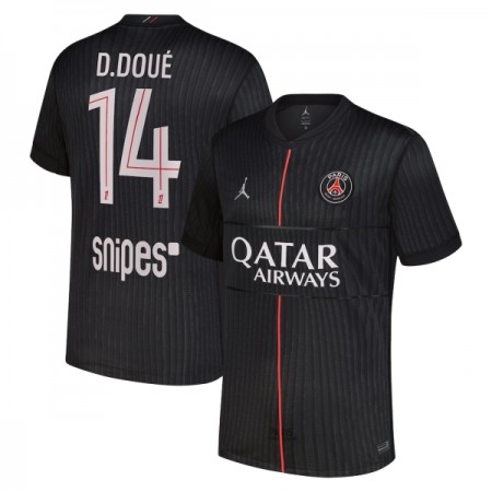 Camisetas Paris Saint Germain D. Doue 14 4ª Jordan 2025/26 - Hombre