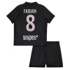 Camisetas Paris Saint Germain Fabian 8 4ª Jordan 2025/26 - Niño (+ Pantalones)