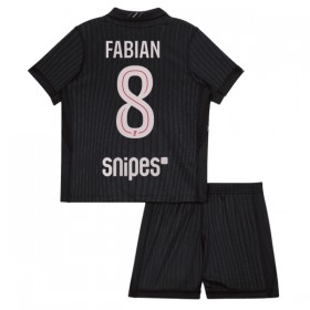 Camisetas Paris Saint Germain Fabian 8 4ª Jordan 2025/26 - Niño (+ Pantalones)