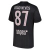 Camisetas Paris Saint Germain Joao Neves 87 4ª Jordan 2025/26 - Hombre
