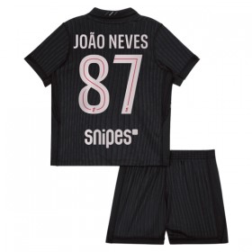 Camisetas Paris Saint Germain Joao Neves 87 4ª Jordan 2025/26 - Niño (+ Pantalones)