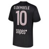 Camisetas Paris Saint Germain O. Dembele 10 4ª Jordan 2025/26 - Hombre