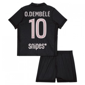 Camisetas Paris Saint Germain O. Dembele 10 4ª Jordan 2025/26 - Niño (+ Pantalones)