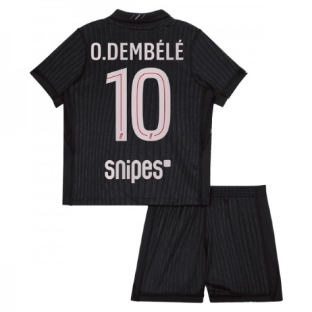 Camisetas Paris Saint Germain O. Dembele 10 4ª Jordan 2025/26 - Niño (+ Pantalones)